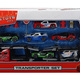 Picture found online, similar to the hauler I bought, but with more cars and accessories. Dickie Toys.
